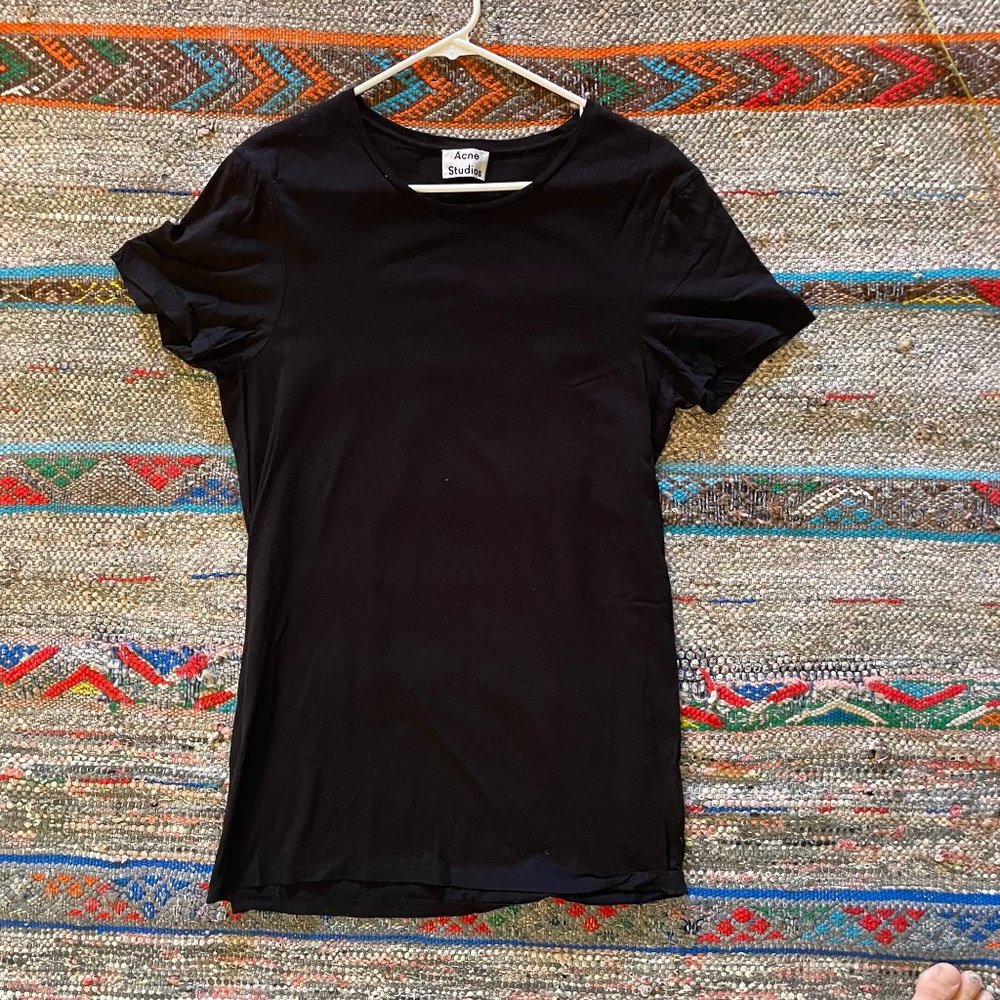 ACNE STUDIOS XS Black NESS Tee PSSP16